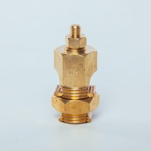 Conector perno partido con espiga de bronce para cable 1/0 a 4/0